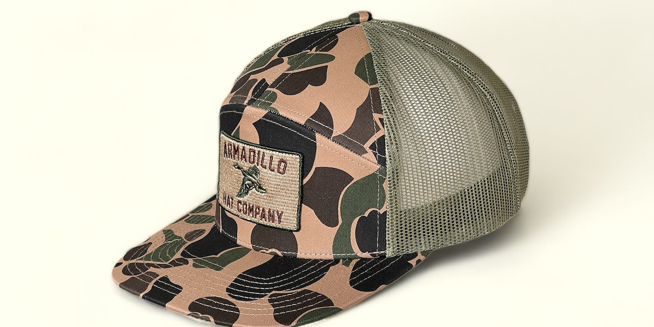 huckleberry mountain monsters hat Huckleberry – Armadillo Hat Co