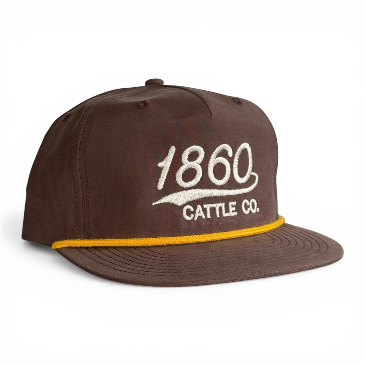 Ranch Rope nylon snapback hat, Armadillo Hat Co.