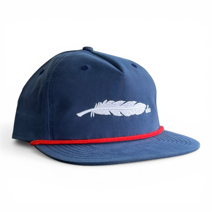 Merica' patriotic rope snapback hat, Armadillo Hat Co.