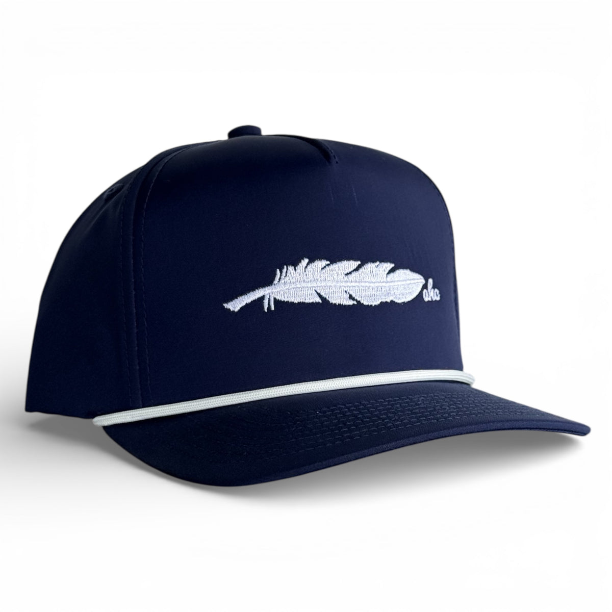 Bluebird blue performance snapback hat, Armadillo Hat Co.