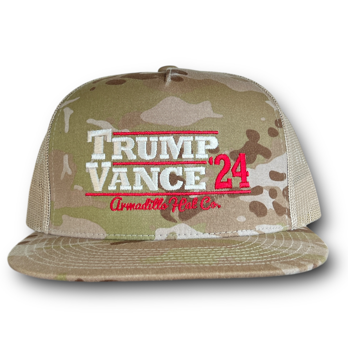 Trump Camo deep-fit snapback hat, Armadillo Hat Co.