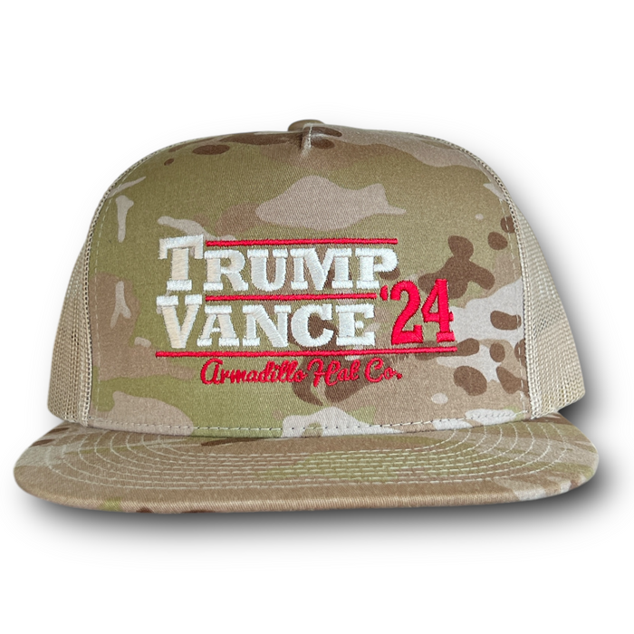 Trump Camo deep-fit snapback hat, Armadillo Hat Co.