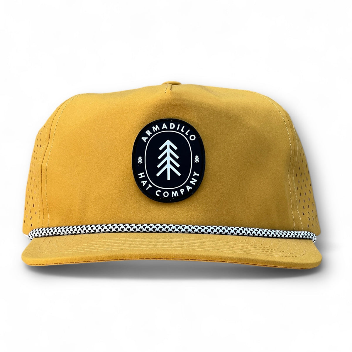 Gold Nugget performance snapback hat, Armadillo Hat Co.