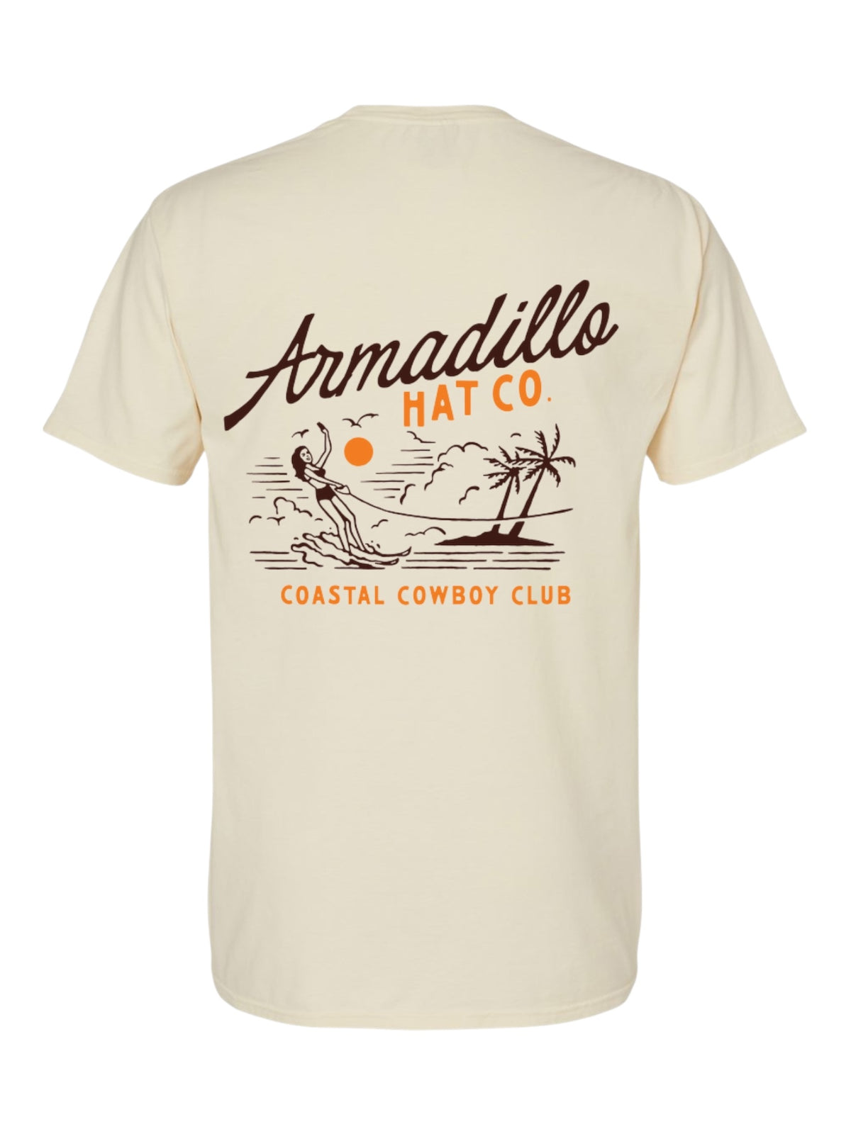 Coastal Cowboy garment-dyed t-shirt, Armadillo Hat Co.