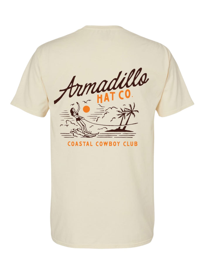 Coastal Cowboy garment-dyed t-shirt, Armadillo Hat Co.
