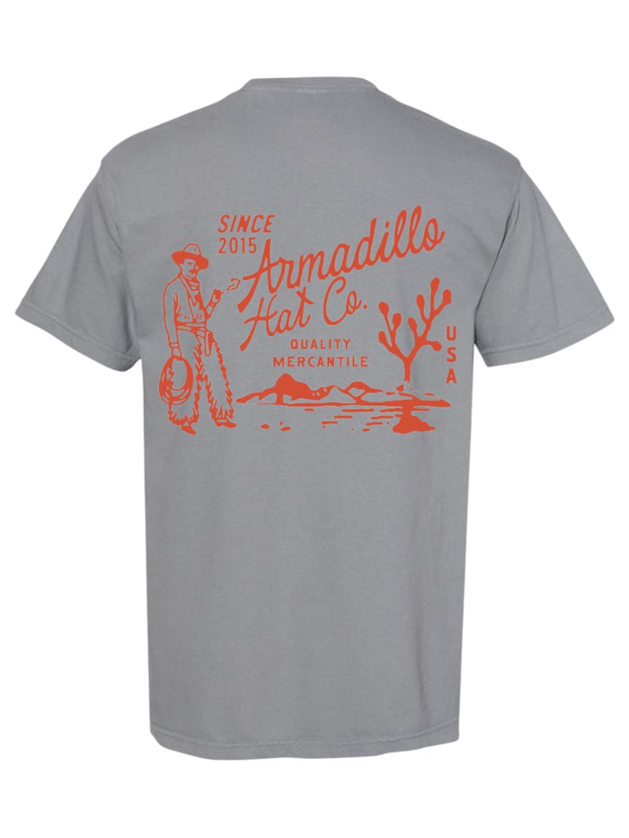 Outlaw Tee garment-dyed t-shirt, Armadillo Hat Co.