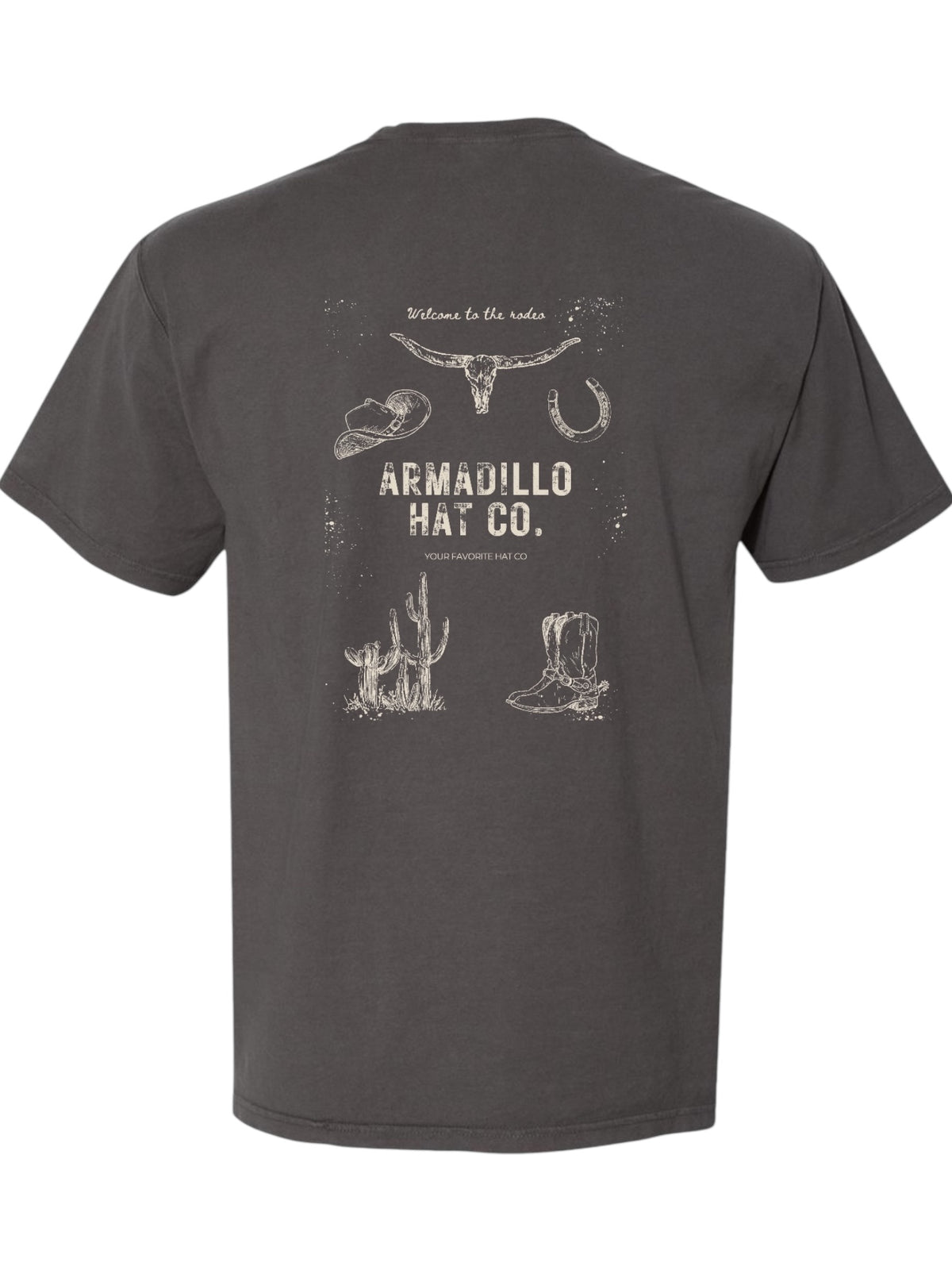 Dusty Tee garment-dyed t-shirt, Armadillo Hat Co.