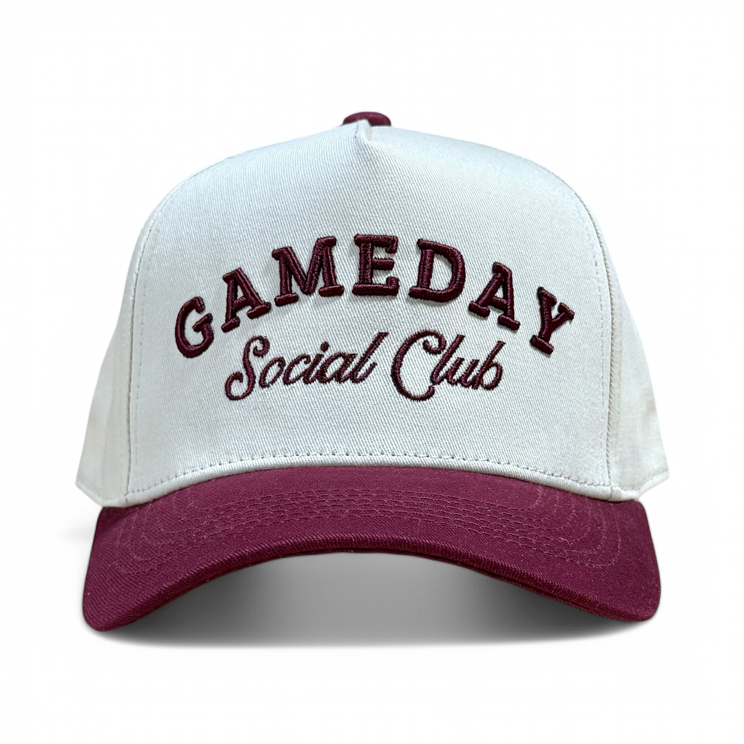 Social Club performance snapback hat, Armadillo Hat Co.