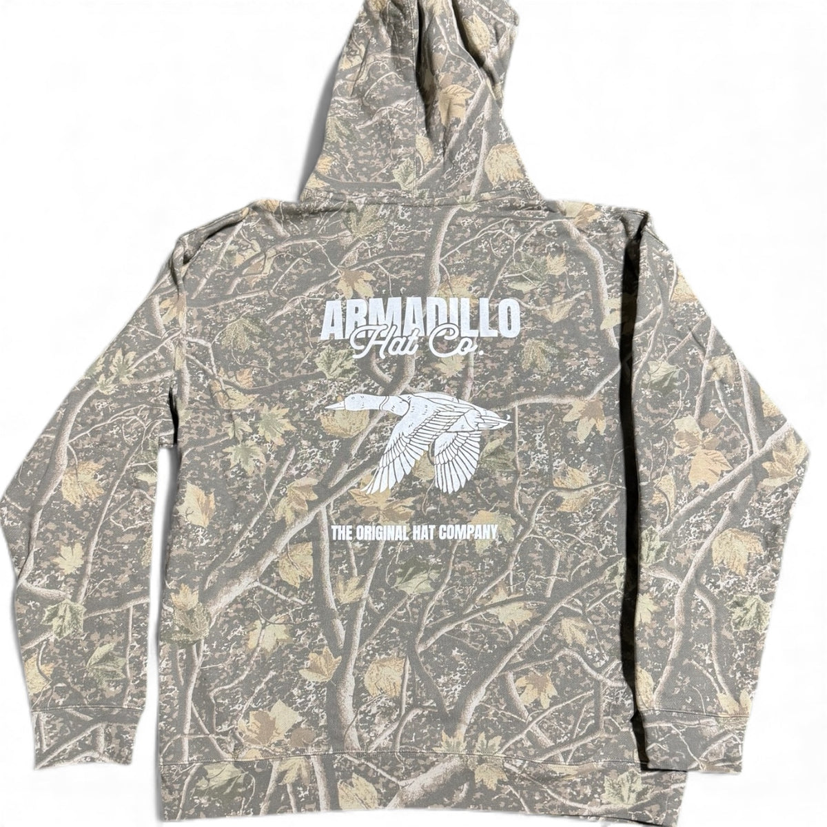 Deadwood duck camo hoodie, Armadillo Hat Co.