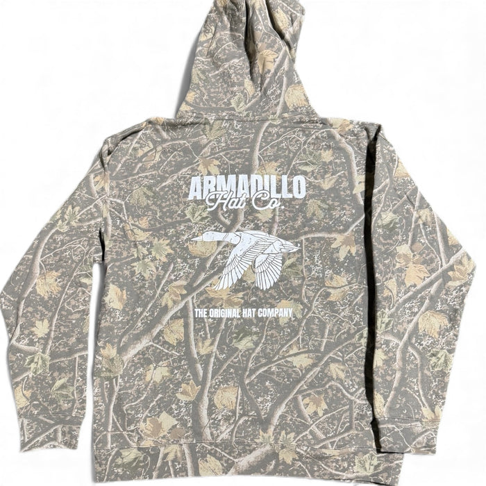 Deadwood duck camo hoodie, Armadillo Hat Co.