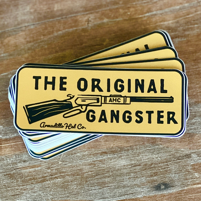 OG vinyl decal, Armadillo Hat Co.